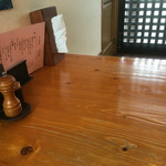 麺匠 玄龍 - 店内風景ーテーブル周りー☆