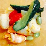 柿安ダイニング - 料理写真:エビとホタテのイタリアンマリネ