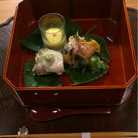 なる屋 - とうもろこしスープ ハモ ハモ骨 天草産の牡蠣