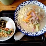 ちゃんぽん由丸 - 唐揚げご飯セット