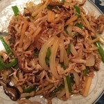 中華料亭 敦賀 - 牛肉の糸切炒め