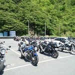 愛南 市場食堂 - 今回は１０台でのツーリングです。