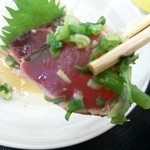 愛南 市場食堂 - 少し甘味の有るたたきのタレです。