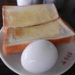 カトレヤ - モーニングセットはバタートースト＆ゆで卵が付きます