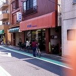 木村屋 - 店舗外観(指が…)