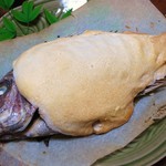 民宿いけだ - 鯛の塩釜焼き