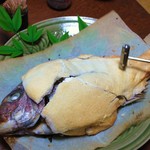 民宿いけだ - ご主人がハンマーで割ってくださいました