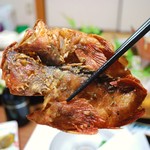 民宿いけだ - なんだか面白い形のメバル唐揚げ