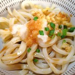 民宿いけだ - 出汁醤油をかけていただきますね'3`)b-★