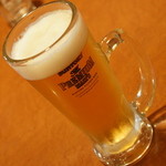 Chabon Tafukurou - 生ビール中ジョッキ（４９０円→２９９円＋税）２０１６年４月