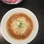 自家製麺 伊藤 - 比内鶏そば（小）スープ増し