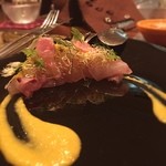 ラシェット M - カレイのカルパッチョ 甘夏ソース