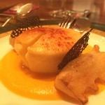 ラシェット M - ホタテのムースと筍のフリット ウニソース