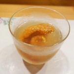 新ばし 星野 - （2016.4)（大間の雲丹、鯛の出汁ジュレ