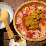 築地 虎杖 - 元祖海鮮ひつまぶし2880円