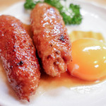 鳥源 - つくねと卵黄