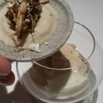 マキノ - 加賀棒茶と牛乳　牛蒡と黒ごまの蓋