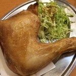 Hanaman - 鳥モモ唐揚げで二杯目^_^