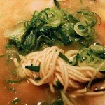 麺屋 風火 - ストレート細麺を選択