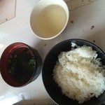 Katsuobune Omiyage Monouriba - 松花堂　ごはん　汁物