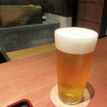 二条城ふる田 - 生ビール(2016.4月)　