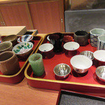 二条城ふる田 - お猪口いろいろ