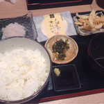 Shiroebi Tei - 白えび刺身定食