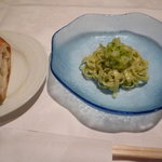 ラヴェンナ - 冷製わさびのパスタ　水イカのタルタル