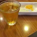 望湖楼 - 風呂上がりの湯上り処ではビールと温泉卵のサービスが＾＾