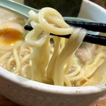 どろそば屋 ひろし - どうですか？
                                このスープの絡み具合^ ^