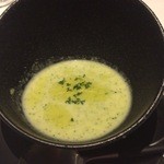 リストランテソットラルコ - ズッキーニのスープ
