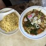 黄金 - みそつけ麺550円