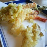 天ぷらのアップです