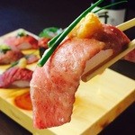 Ootoro grilled Sushi
