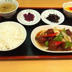 中央軒 - 新定食！！肉団子甘酢定食です☆お得な９００円