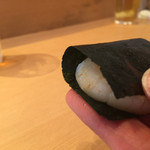 まんてん鮨 - 帆立磯辺巻き