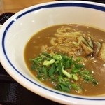 心味 - カレーうどん　ちょこっと白ごはん付き　いい感じの出汁スープ