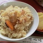 犬鳴山　湯元温泉荘 - 料理写真:釜飯　2016.03.13