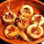 静岡県産有機マッシュルームのアヒージョ