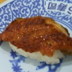 無添くら寿司 - うなぎ１貫<税込>108円(2016.04.29)