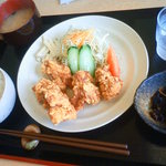 オリンピア食堂 - からあげ定食