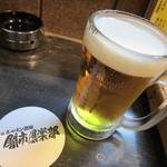Horumon Doujou Yamiichi Kurabu - 生ビール 598円