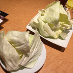  肉匠迎賓館 - キャベツ