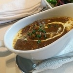 坐漁荘 - ビーフカレーです。具だくさん！