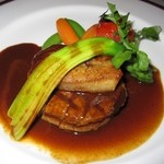 懐花亭 - 2016年の｢おすすめフルコース｣牛ヘレステーキフォアグラ添え