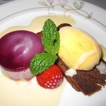 懐花亭 - 2016年の｢おすすめフルコース｣デザート