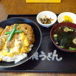 栄うどん - かつ丼。