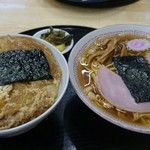 ひさご食堂 - 煮カツ丼800円 ラーメン450円 