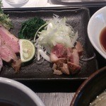 煮干し中華そば一燈 - カモーン１号～阿部限定・鴨出汁淡麗細つけ麺（トッピング・天つゆ）