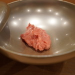 三谷 - 石垣島鮪の腹ビレの脂のづけ